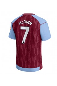 Fotbalové Dres Aston Villa John McGinn #7 Domácí Oblečení 2023-24 Krátký Rukáv